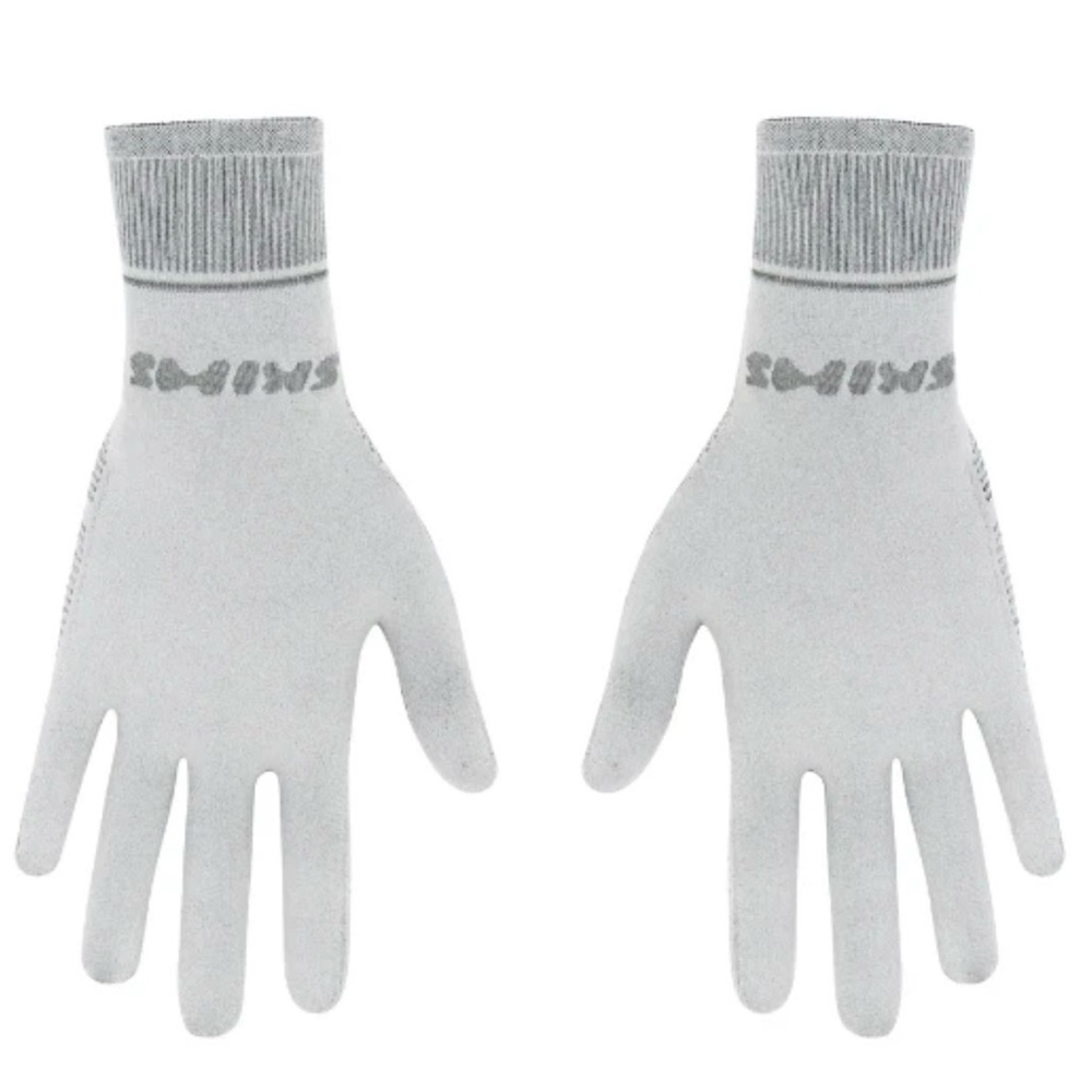 SKIMS Light Gray FIRST LAYER SKI Gloves